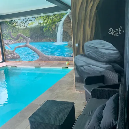 Appartamento 4 Personnes Avec Piscine Intérieure 31 Degrés Zoo De 24 H Du Mans *